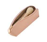 Making Up Travel Borsa, Borsa Trucco per Viaggi | Schec con Cerniera Portatile per cosmetici | Toilet PU Multifunzionale Trucco di Grande Capacità Organizzatore u, Rosa Rosa [Borsa spazzola], Se