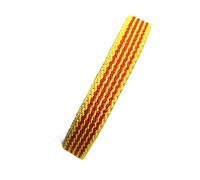 makio Bracciale Uomo Donna Bandiera della Catalogna Elastica. Bracciale Senyera Catalunya Tela elastica., 18 cm, Elastico