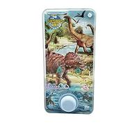 Makio Mini giochi d'acqua giochi di acqua ad anelli per ragazze e ragazzi, gioco di abilità di viaggio Aguaplay. Water Geme. Aqua Play (Triceratopo Blu)
