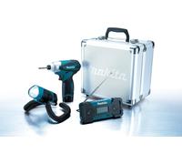 Makita 10.8V TD090 Impact Driver, ML101, MR051 Cordless Radio Set CK1002SP