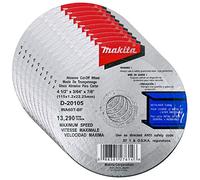 Makita 10 Pack - " Cut Off Wheels For Grinders - Aggressive Cutting For Metal & Stainless Steel/INOX - 4-1/2" x .045 x 7/8-Inch