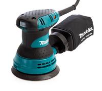 Makita 12.7cm 125mm Levigatrice Rotorbitale 300w Panno Polvere Borsa 240V BO5031