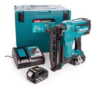 Makita 18V LXT 16 Calibro Traguardo Sparachiodi 2 X 5.0Ah Batterie DBN600RTJ