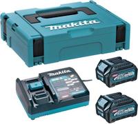 Makita 191j816 set liion xgt 40v 2xbl4025 batteria + caricatore dc4...