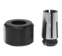 Makita 193143-6 - Casquillo conico de 6.35 mm (1/4") + tuerca para amoladoras rectas GD0800c y GD0810c