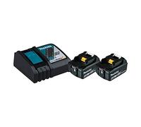 Makita Set batteria e caricabatterie 197490-7 Kit alimentazione 18V 4Ah nero, 2× BL1840B + DC18RC