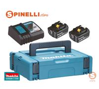 MAKITA 198116-4 Kit energy 18V : 2x BL1860 18V 6Ah + 1x DC18RC