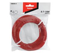 Makita 198505-3 Filo Rosso Quadrifoglio Decespugliatore Tagliabordi 2,7mm15m