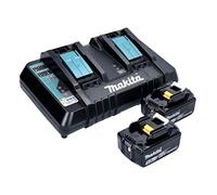 Makita 199482-2 - Battery & charger set - Lithium-Ion (Li-Ion) - 5 Ah - 18 V - Makita - 2 pc(s)