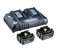 Makita 199482-2 BL 1850B + DC18RD Batteria dellutensile e caricabatterie 18 V
