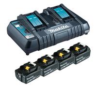 Makita 199485-6 batteria e caricabatteria per utensili elettrici Set caricabatterie [199485-6]