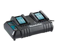 Makita 199688-2 DC18SH - Caricatore multiplo da 14,4 V a 18 V con due porte