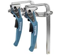 Makita Accessori 199826-6 Binario di guida Set di morsetti a sgancio rapido 2 pezzi