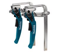 Makita 199826-6 Klemmzwingen Set 2 Pezzo Spannzwingen per Sbarra di Guida