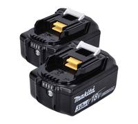 Makita 2BL1830B Batterie 18V 3Ah LXT Litio con indicatore Led - Kit 2 Pezz