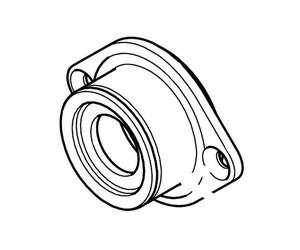 Makita 319529-8 Cabinet inferiore per il modello HS0600 sega circolare