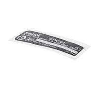 Makita 815N14-8 Targhetta per modello DTW281 Combi, Trapano e Cacciavite