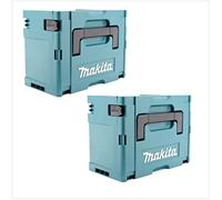 Makita 821551-8 MAKPAC 3 Valigia Valigetta Impilabile 396 x 296 x 210 mm 2pz