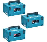 Makita Set di 3x Valigette Makpac Tipo 3