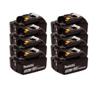Makita 8BL1850B Batterie 18V 5Ah LXT Litio con indicatore Led - Kit 8 Pezz