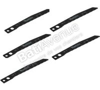 Makita A-85802 - BLister de 5 hojas de calar hss para metal e inox clase 1 24 dpp 60mm dientes tipo b insercion Makita