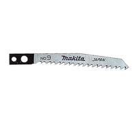 Makita A-85927 - BLister de 5 hojas de calar hcs corte limpio y rapido para maderas clase 9 8 dpp 60mm dientes tipo c insercion Makita