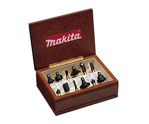 Makita A-88054 - Set di frese professionali HM, 12 pezzi, 8 mm