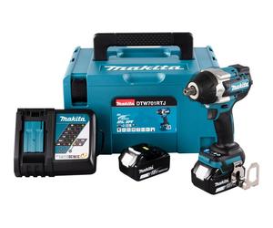 Makita Akku-Avvitatore ad impulsi DTW701RTJ 18V 1/2 Zoll-Vierkantantrieb 700 N·m
