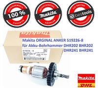 Makita ANCORA ORIGINALE 519226-8 per trapano avvitatore a batteria DHR202 BHR...