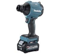 Makita AS001GA102 - Ventola a batteria, 40 V, max. 2,0 Ah, 1 batteria + caricatore in borsa per il trasporto, petrolio