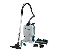 Makita Aspiratore a zaino LXT®Kit con 2 batterie