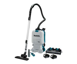 Makita Aspiratore a zaino LXT®Kit con 2 batterie