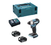 Avvitatore ad Impulsi MAKITA DTD157RFJ (2 x 3,0 Ah + DC18RC + MAKPAC 2)
