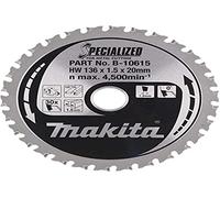Makita B-10615 - Disco HM para corte en metal de 136x20x1.5mm z30 para modelo bcs550