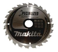 Makita B-33118 Lama Sega Circolare Specialized T.C.T 190x30mm 24T Legno Chiodato