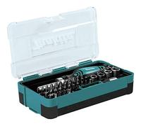 Makita B-50289 - Set di punte e cricchetto, 47 pezzi