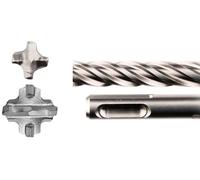 Makita B-58176 B-58176-Broca SDS-Plus Nemesis-II 9-160, Nero