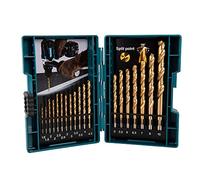 Makita B-67795 - Set di 19 punte per trapano HSS-TiN