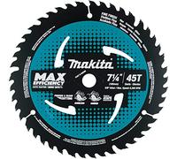 Makita B-68585 7-1/4" 45T Carbbide-Tipped Max Efficiency Saw Blade, Fine Crosscutting