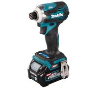 Makita batteria cacciavite 40v max. td001gd201 con batterie 2x 2.5 ...