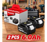 Makita Batteria Originale 18V 6.0Ah - BL1830 BL1840 BL1850 BL1860B LXT