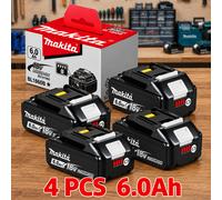 Makita Batteria Originale 18V 6.0Ah - BL1830 BL1840 BL1850 BL1860B LXT