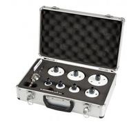 MAKITA BiM Ezychange set di 2 fori in custodia Al: 19, 22, 29, 38, 44, 57 + punta da trapano HSS-G E-12304