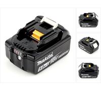 Makita BL 1850 B Batteria al litio da 18V 5,0 Ah ( 197280-8 / 632f15-1 ) con indicatore LED - Successore del 196672-8