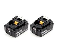 Makita BL 1850 B Batteria da 18 V - 5 Ah / 5000 mAh Li-ion con LED - 2 pezzi