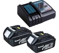 Makita BL1830B 197599-5 18,0 V 3 Ah + 1 caricatore Makita DC18RC 195584-2