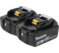 Makita BL1850B 197428-2 Batteria 18 V 5 Ah LXT Ioni Di Litio 2 Pezzi
