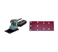 Makita Bo4566 Levigatrice Orbitale, 100X164 Mm, 200 W & P-42905 - Pack 10 Lijas