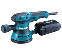 Makita BO5041K Levigatrice Orbitale 300W Ø125mm Velocità Variabile