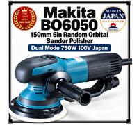 Makita BO6050 150mm 6in Levigatrice Orbitale Casuale Lucidatrice Doppia...